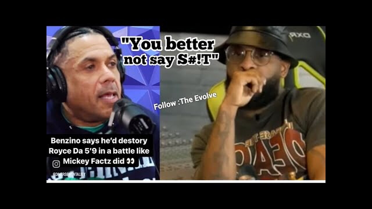 "I got A Disstrack For Royce, If he try to help Eminem, Royce is not that good" Benzino States! (OMG