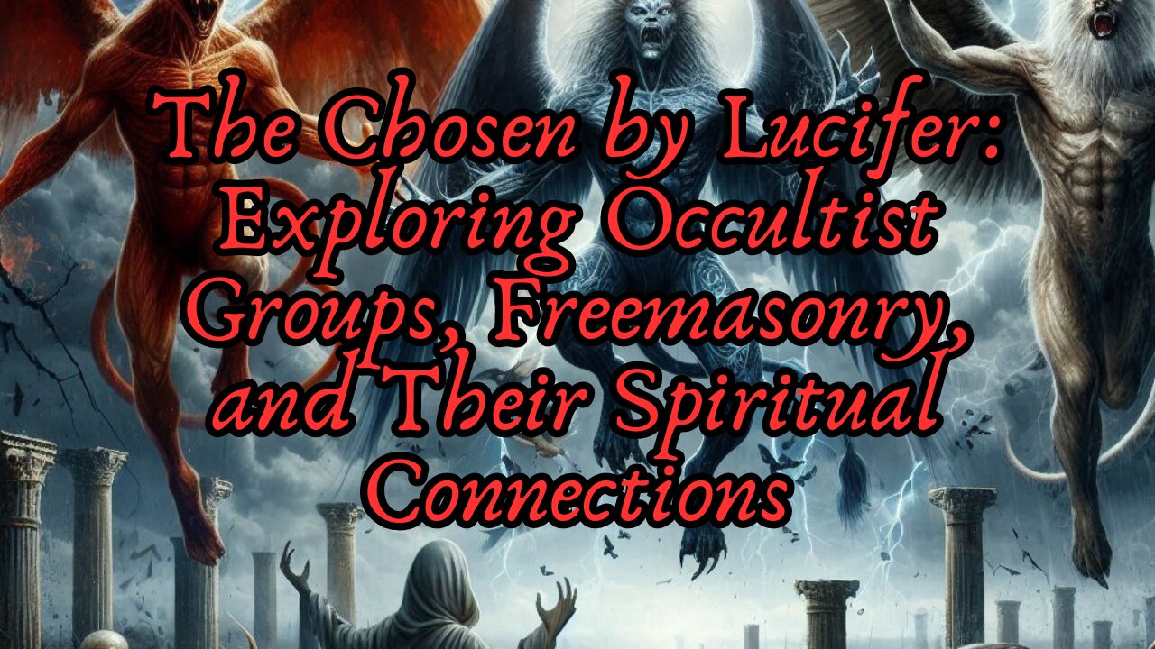 The Chosen by Lucifer: Exploring Occultist Groups, Freemasonry, and Their Spiritual Connections