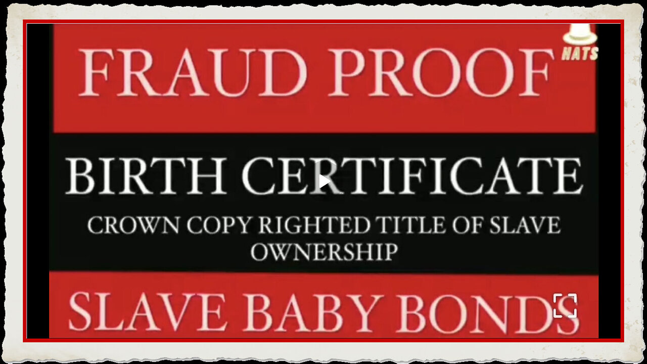 The birth certificate legal fiction fraud. SHARE with all your friends❗️