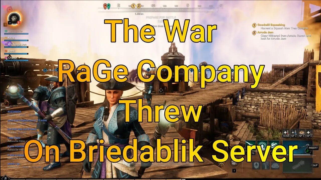 New World Briedablik Server Drama The War For Monarch Bluffs And The Traitors In RaGe Company