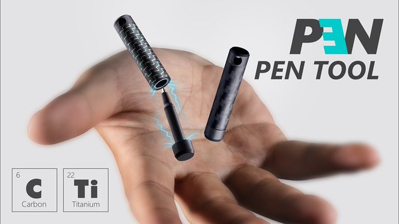 P3N: Quick Release EDC Pen with Indestructible Ceramic Tip