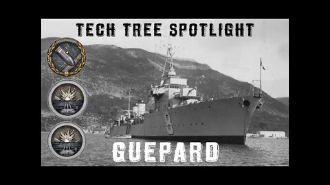 World of Warships Legends Tech Tree Spotlight: Guepard