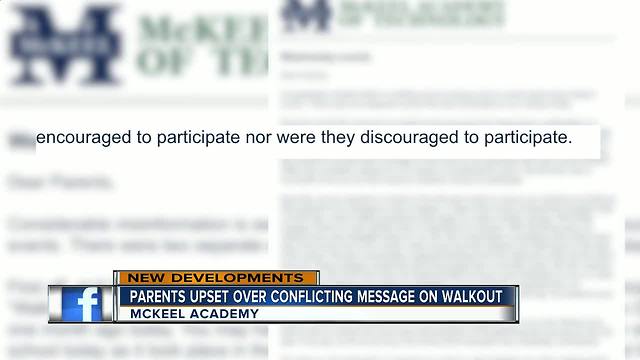 Polk parents say principal is 'blatantly lying,' did threaten students for participating in walkout