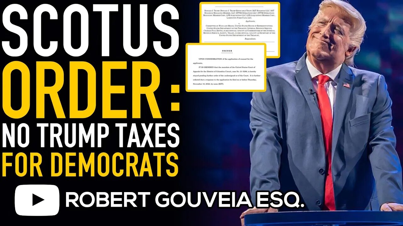 Trump WINS: SUPREME COURT to STOPS Democrats from Getting TAXES
