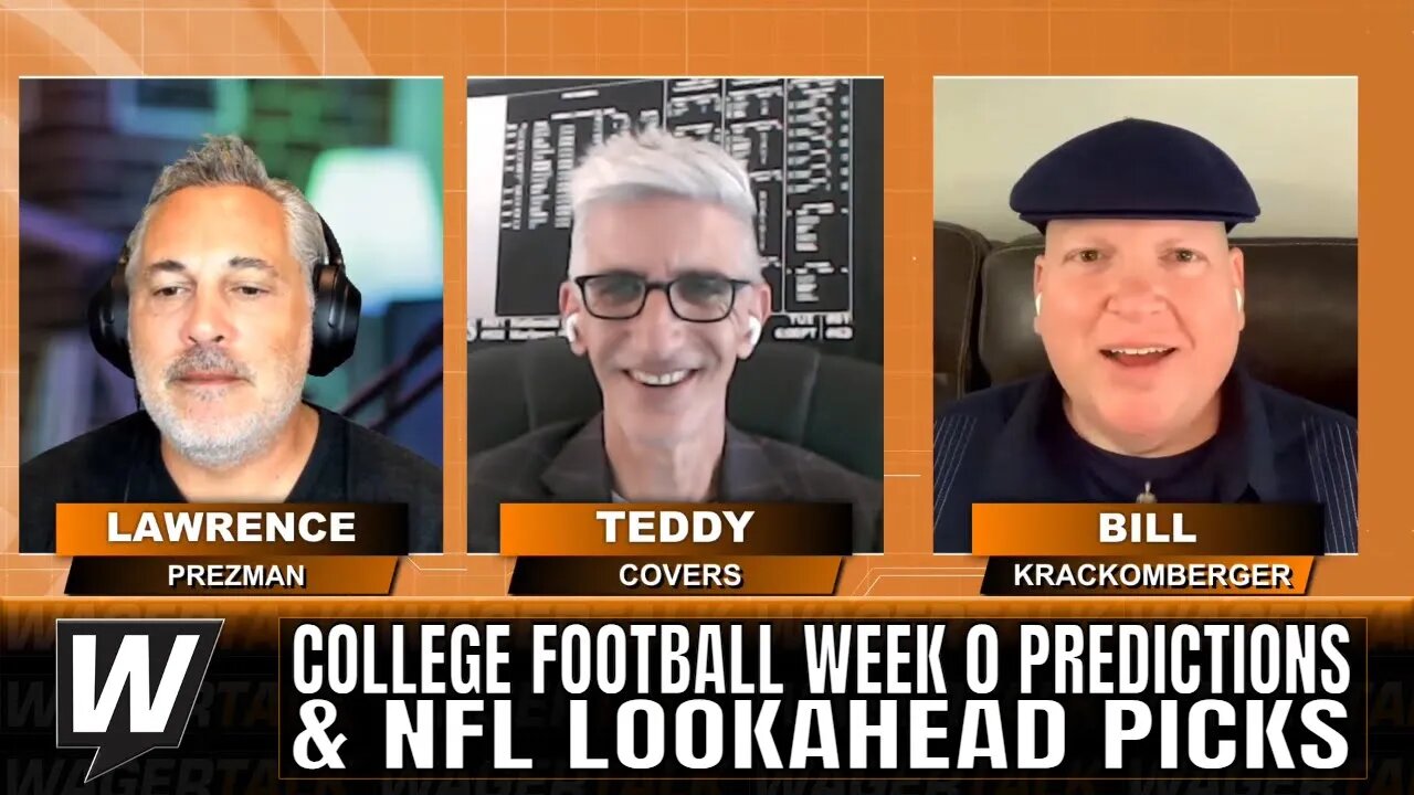 Free Sports Picks | WagerTalk Today | NFL Betting Advice | CFB Week 0 & CFL Predictions | Aug 24