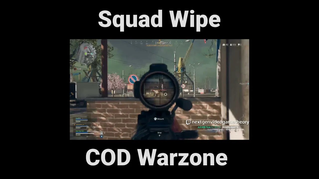 Epic Squad Wipe in Call of Duty Warzone #callofdutywarzone #callofduty #codwarzone