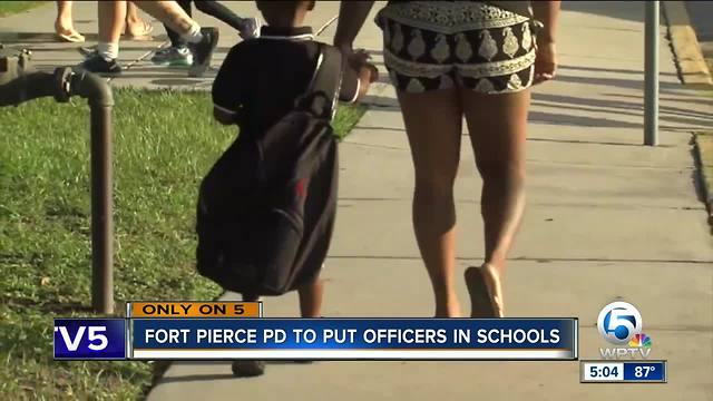 Fort Pierce police to put officers in schools