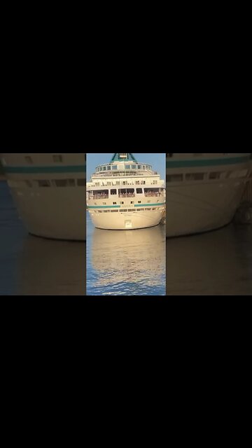 Enormous Cruise at Old Montréal #montreal #viralvideo #traintravel