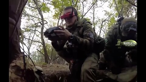 Russian paratroopers use FPV kamikaze drone to hit bunker