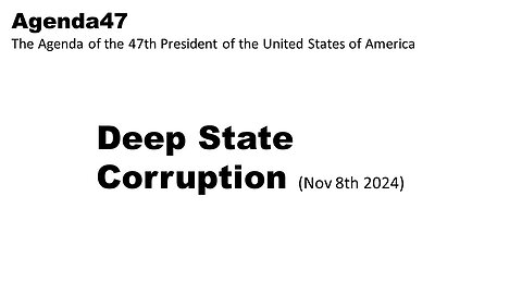 Deep State Corruption