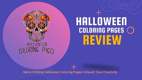 Halloween Coloring Pages PLR Review l Spine-Chilling Halloween Coloring Pages