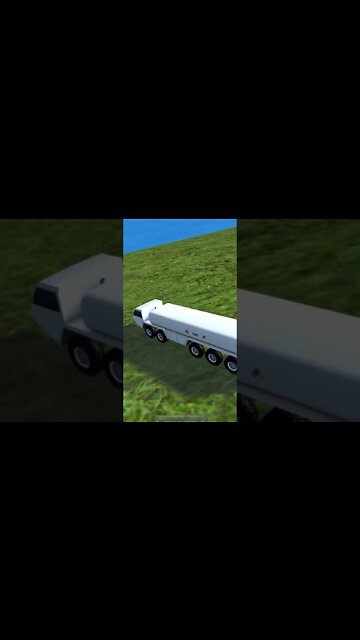 Sinking Fuel Truck in the Water | Turboprop Flight Simulator #shorts