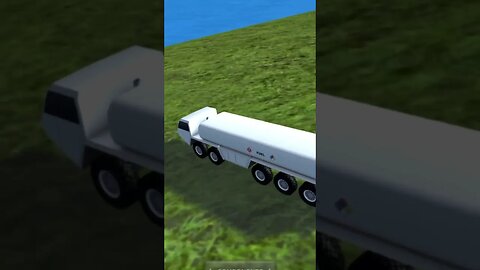 Sinking Fuel Truck in the Water | Turboprop Flight Simulator #shorts
