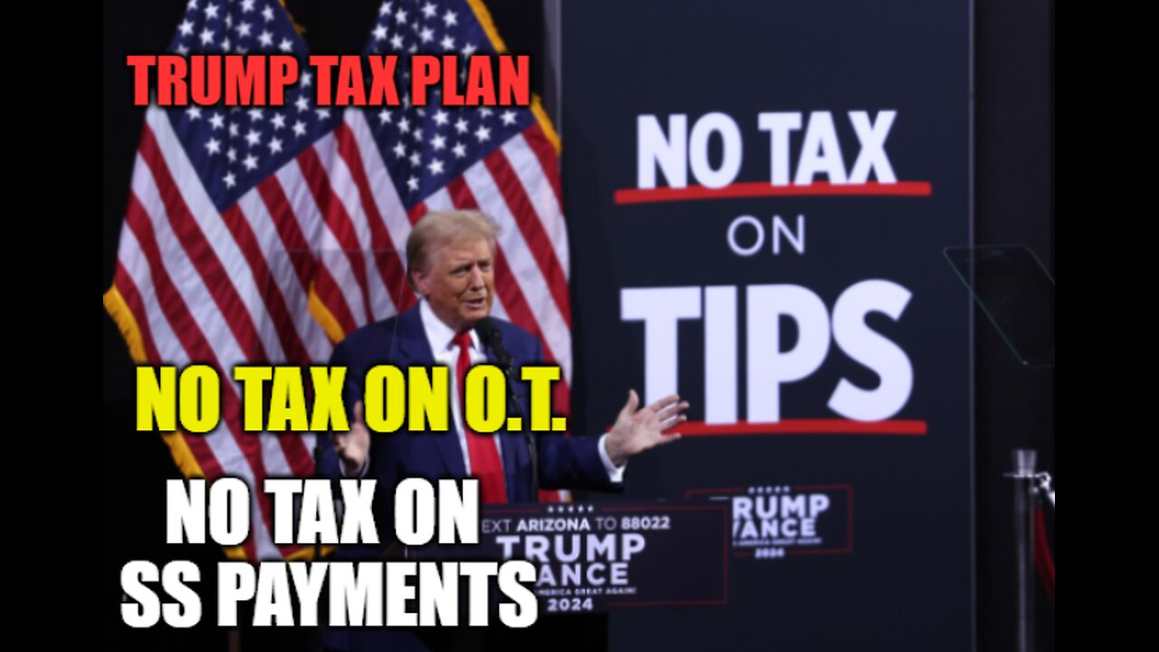 9/12/2024 - Trump announced a part of NESARA - no Tax on Overtime/SS/Tips! HR 25 on Flat Tax!