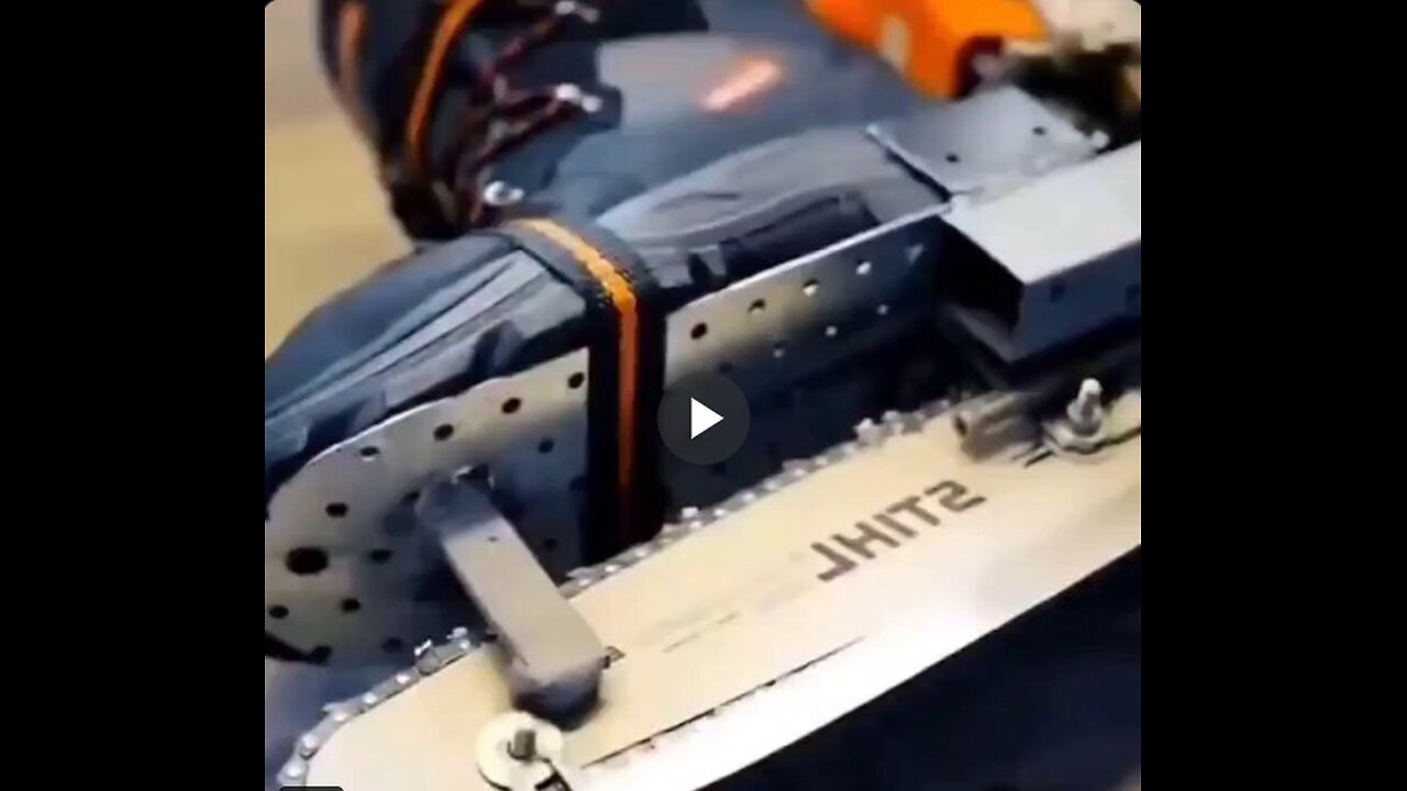 Chainsaw Ice Skates?! What could possibly go wrong?