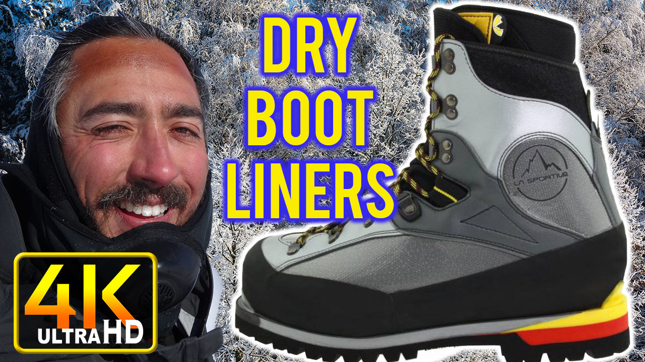 How to Dry Climbing and Ski Boot Liners While Camping (4k UHD)