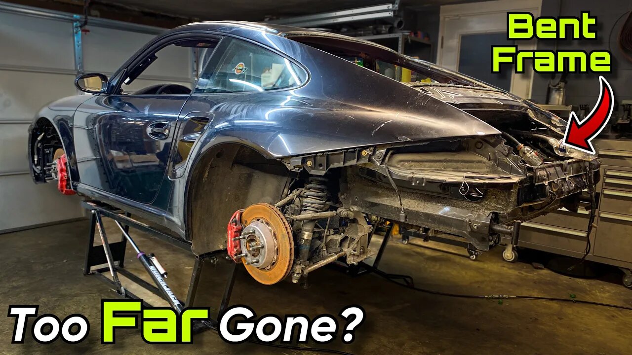 Finding the Hidden Damage on my Crashed 997 911 Turbo Race Car