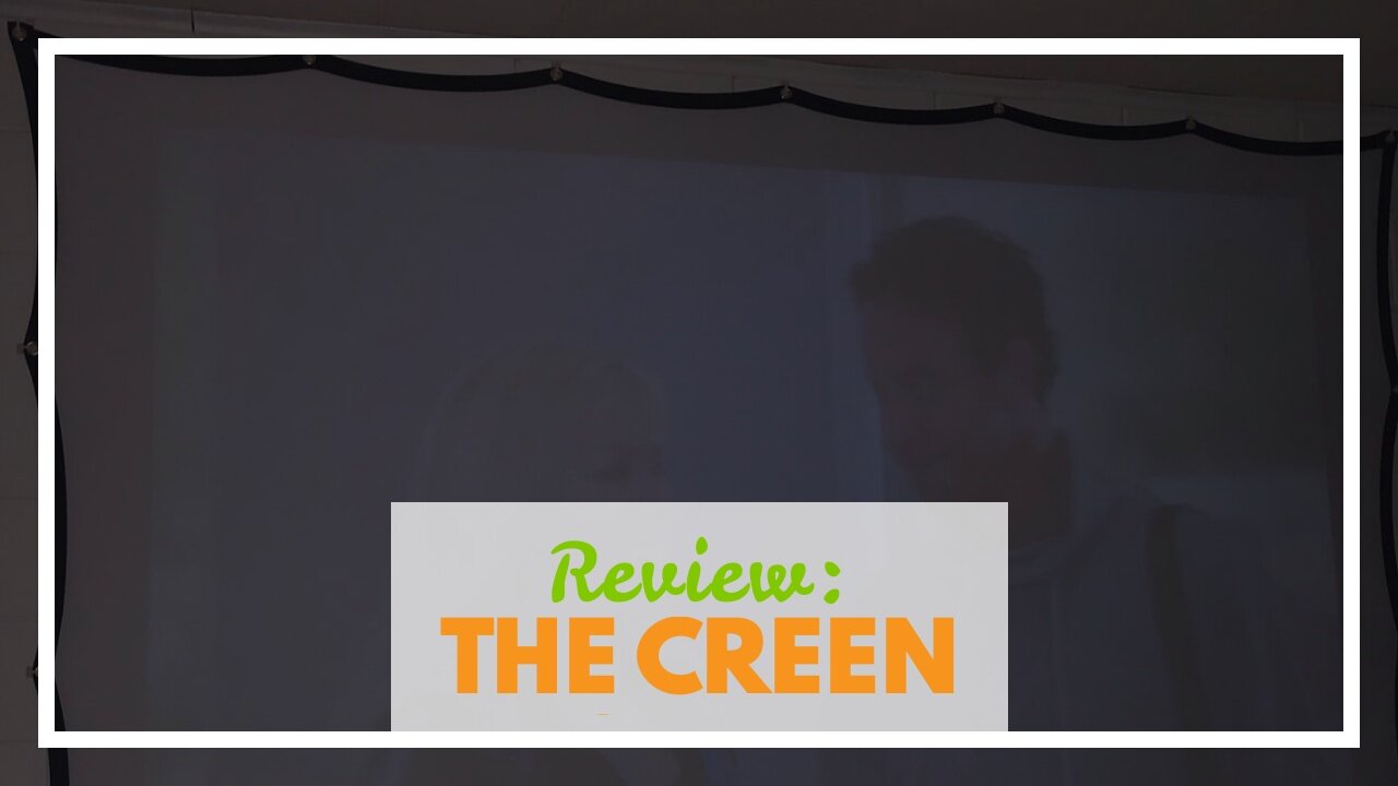 Review: Mdbebbron 120 inch Projection Screen 16:9 Foldable Anti-Crease Portable Projector Movie...