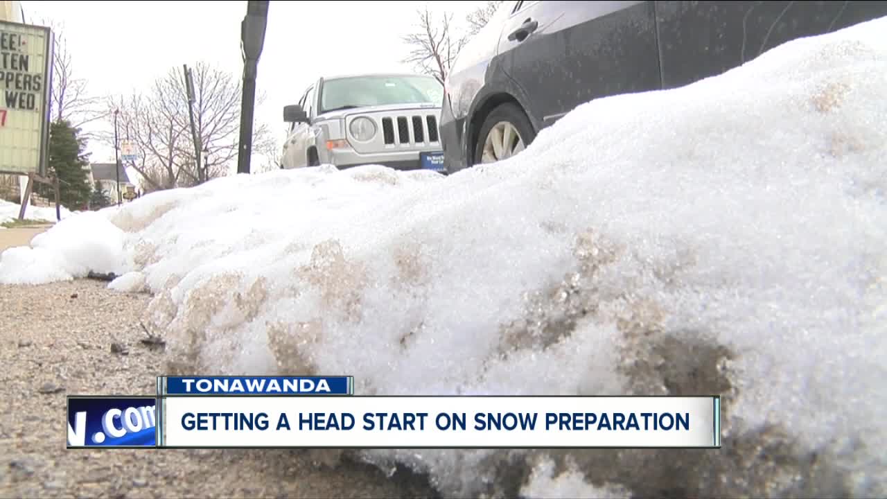 Getting a head start on snow preparation