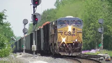CSX Trains from Greenwich, Ohio May 18, 2024 Part 7