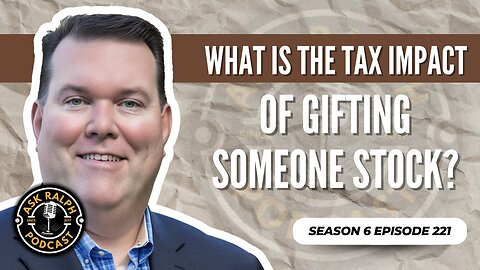What is the tax impact of gifting someone stock?