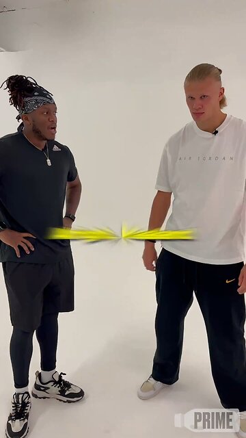 Haaland Copies KSI’s Celebration During Game!