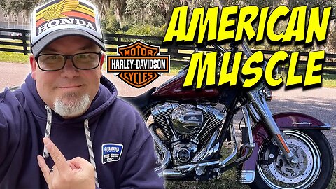 The Harley Davidson Road King is ALL AMERICAN Muscle