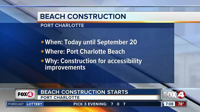 Port Charlotte Beach Park construction begins