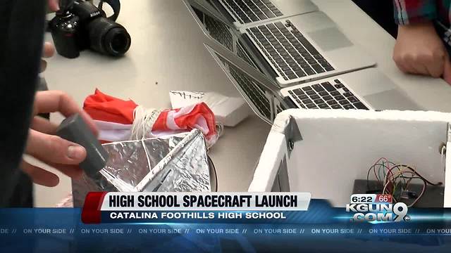 A look behind the Catalina Foothills High School launch