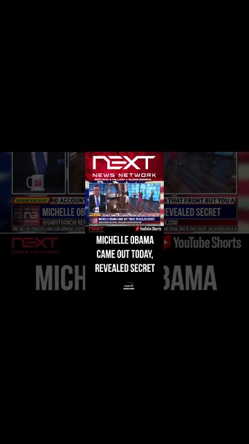 MICHELLE OBAMA CAME OUT TODAY, REVEALED SECRET #shorts