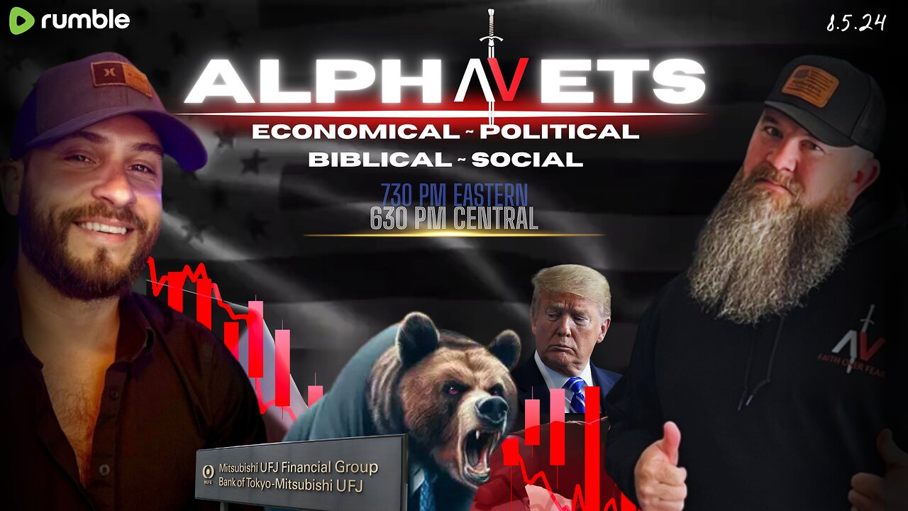 ALPHAVETS 8.5.24 ~ THE PERFECT STORM. MARKETS. WAR. WHAT DO WE SEE?