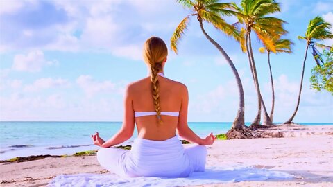 20 Minutes of Fantastic Tropical Island Meditation & Spa Piano Music ☯️ (w/ Serene Ocean Waves 🌊)