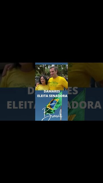 DAMARES ELEITA SENADORA POR BRASÍLIA.#shorts