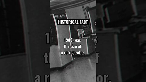 The first 1GB hard drive, released in 1980, was the size of a refrigerator.
