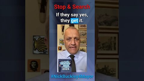 Let’s save lives! #StopAndSearch #nickbuckley4mayor #stop&search