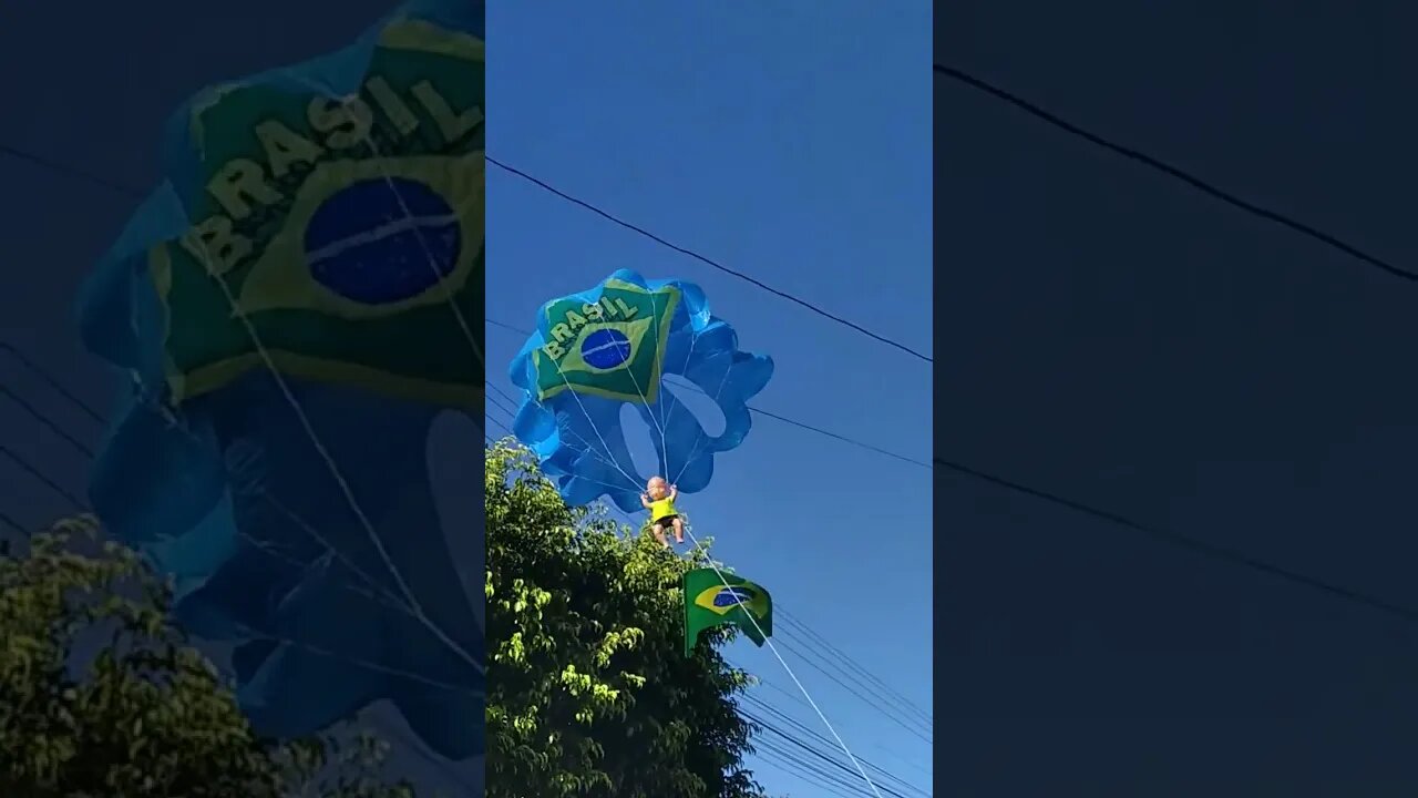 Pipa Paraquedinha torcendo pro Brasil #shorts