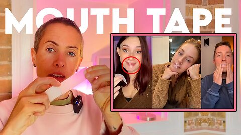 MOUTH TAPE | How it helps nose breathing & why thats a good thing! ✅
