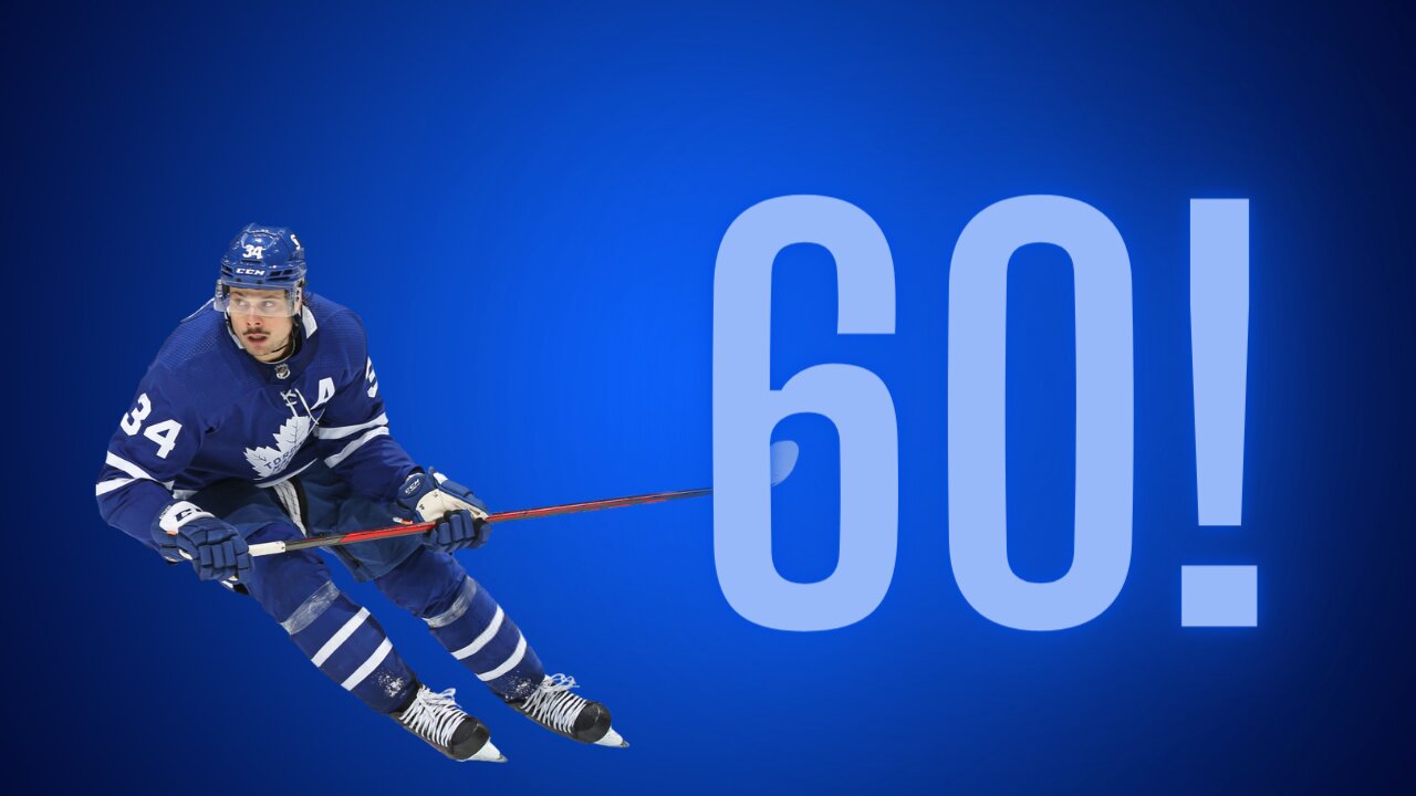 Auston Matthews joins exclusive list of players with multiple 60-goal seasons