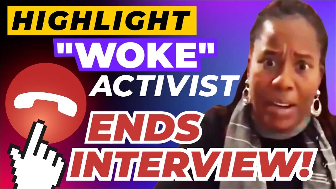 "WOKE" Social Just*ce Activ*st ENDS Interview! WHAT DA?! (Highlight)