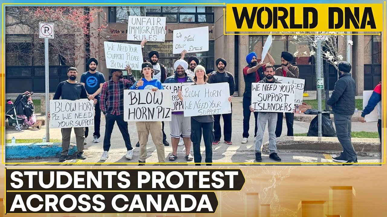 Students protesting against new immigration policies | World DNA | WION News