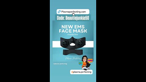 New EMS Face Mask 💁🏻‍♀️Plasma Perfecting - Code: 👉🏼Beautiejunkie50👈🏼