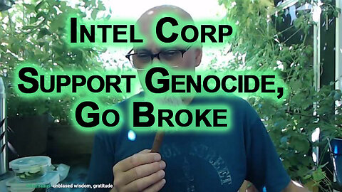 Intel Corp Collapsing Year After Ramping Up Investment in Zionist Israel: Support Genocide, Go Broke