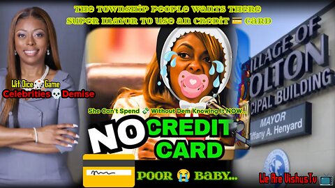 The Township People Making Super Gangsta Mayor Tiffany Henyard Use A Credit 💳 Card... #VishusTv 📺