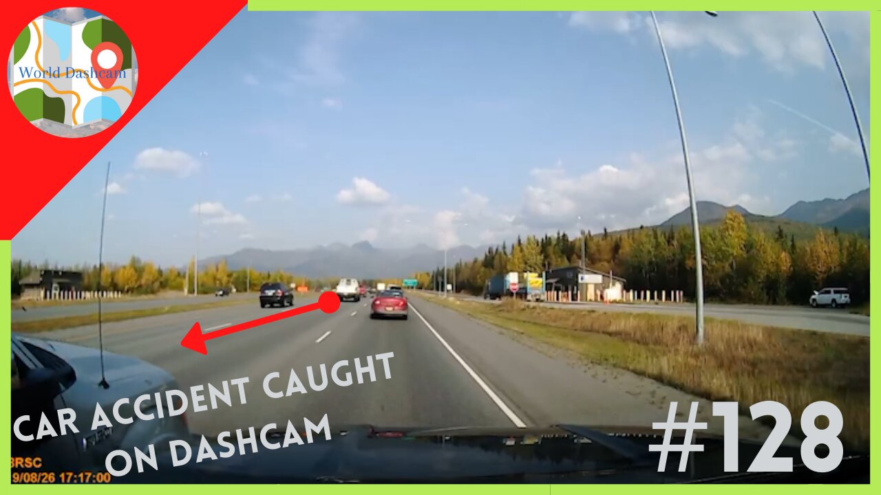 Guy Sideswipes Another Driver To Find Out He Got Blamed! - Dashcam Clip Of The Day #128