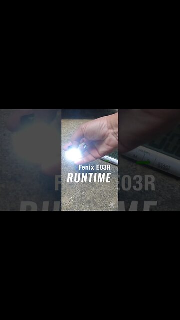 E03R v2.0 keychain light runtime #flashlight #edc #amazonfinds @FenixLightingUSA
