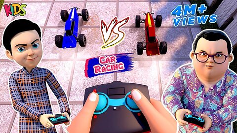 Faizan Aur Bablo Ki Car Racing _ Ghulam Rasool New Cartoon _ 3D Animation _ Urdu Cartoon Series