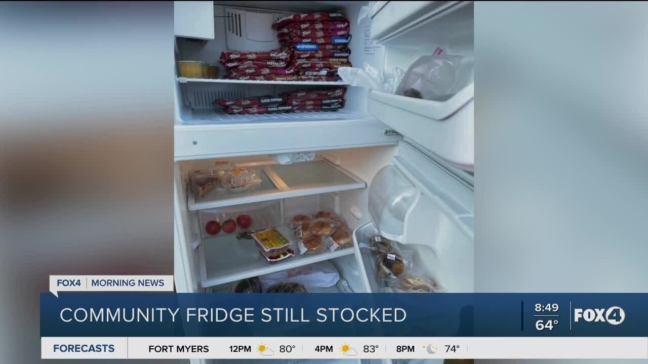 Community fridge in Cape Coral still available for people in need