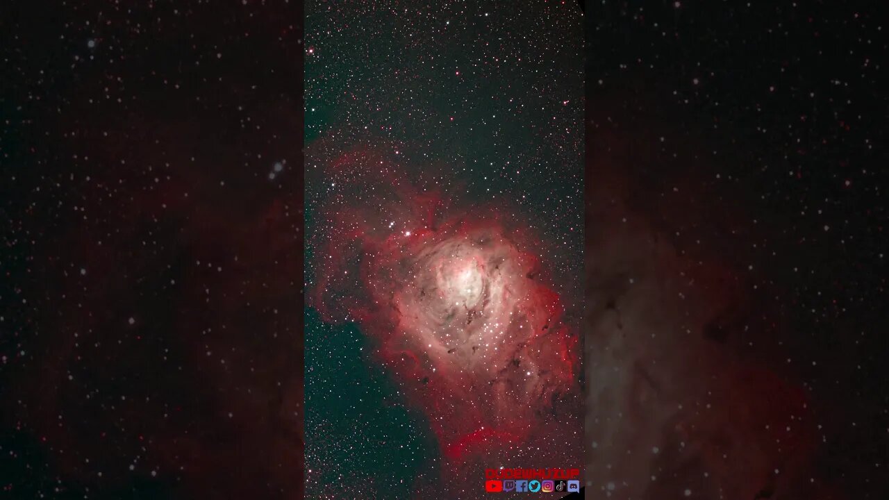 Trifid and Lagoon Nebulas through my telescope🔭 #space #science #nasa #viral #telescope