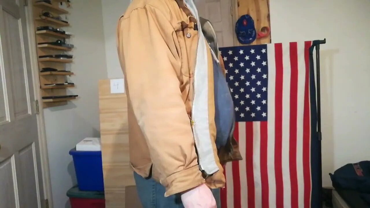 concealed carry draws - the clip on jacket cheat
