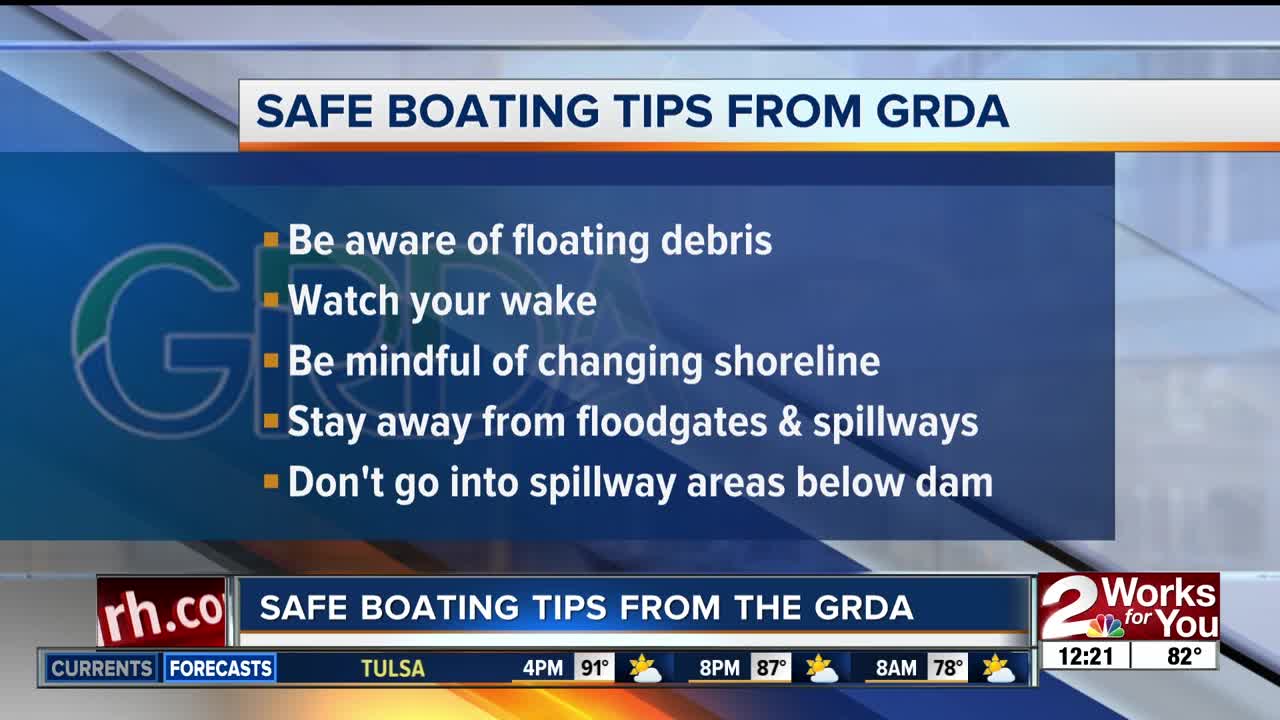 Safe boating tips from the GRDA